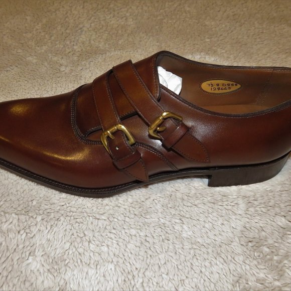 Ralph Lauren Purple Label Edward Green Ancel Brown Monk Loafer 8D NWB $1995 main image 9